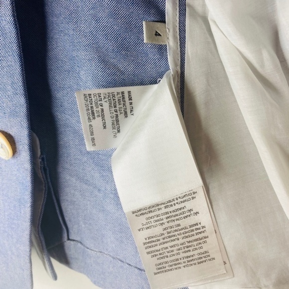 NWT Gucci Oxford embroidered girls blazer jacket 4 100% authentic w/receipts - Picture 14 of 16